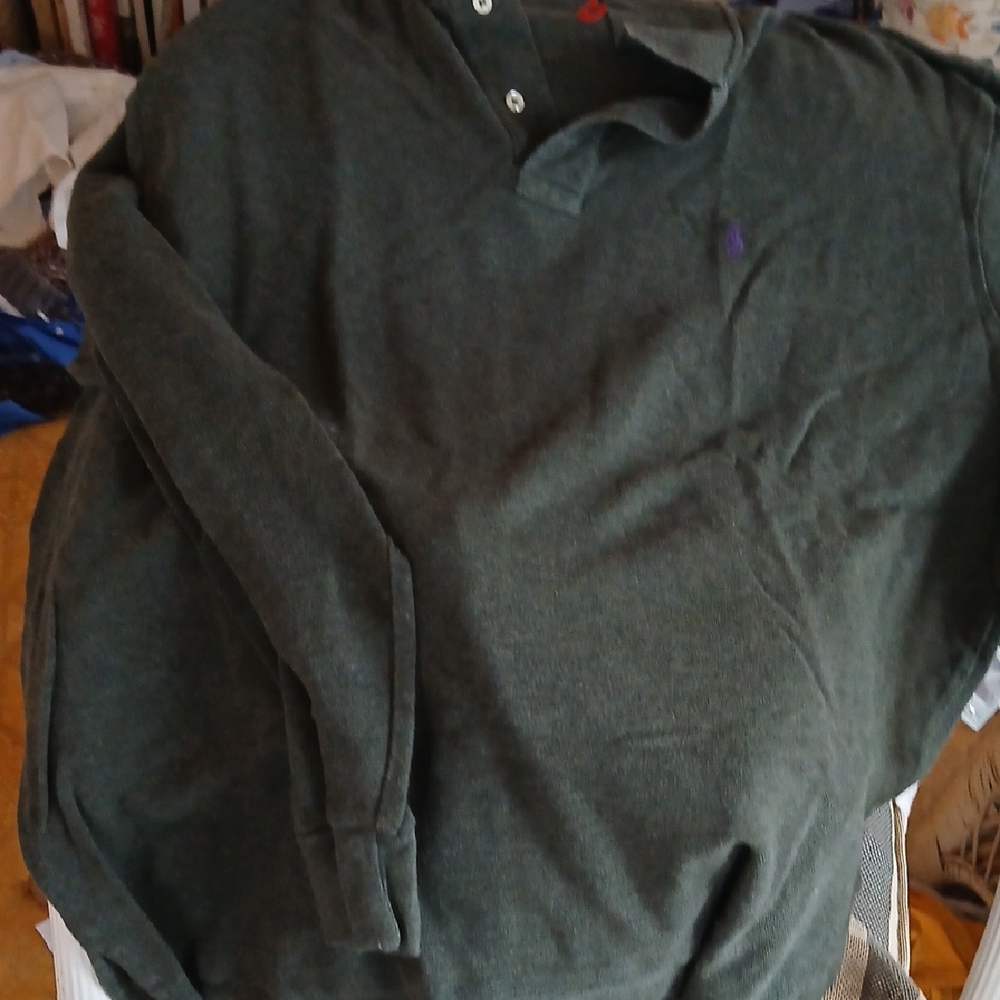 Polo Ralph Lauren Cotton Long Sleeved Polo Shirt